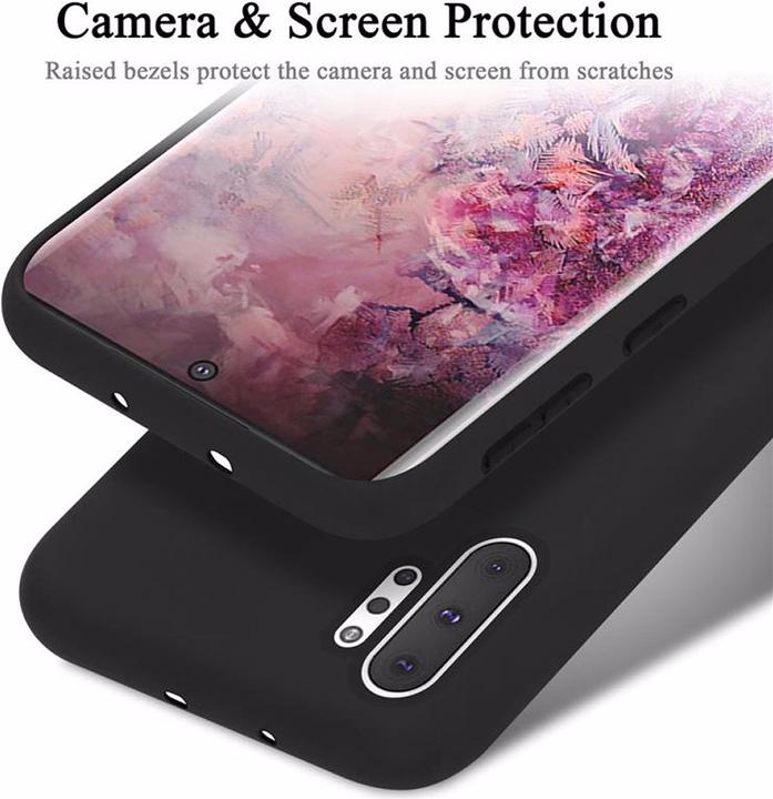 Actual product image Cadorabo TPU Liquid Silicone Case Cover (Samsung Galaxy Note 10 Plus, Samsung Galaxy Note 10 Pro)