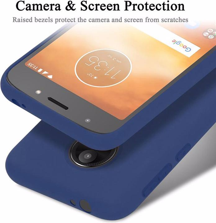 Image du produit Cadorabo TPU Liquid Silicone Case Cover (Motorola Moto E5 Play Go)