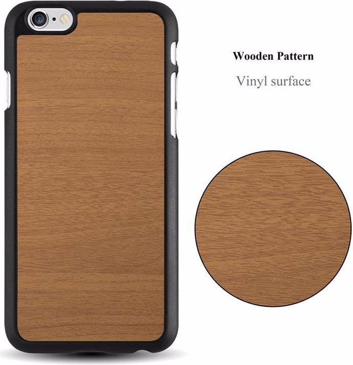 Actual product image Cadorabo Hard Cover Woody Cover (Apple iPhone 6 Plus)