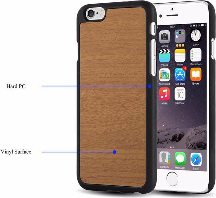 Actual product image Cadorabo Hard Cover Woody Cover (Apple iPhone 6 Plus)
