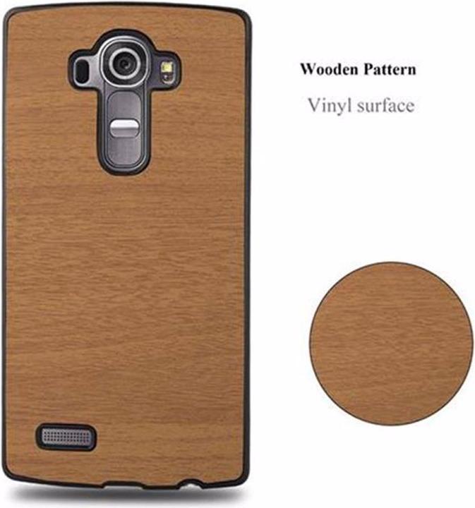 Produktbild Cadorabo Hard Cover Woody Cover (LG G4, Motorola Moto G4 Plus)