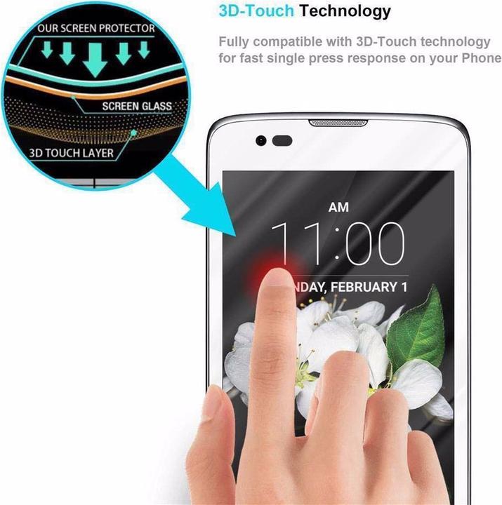 Productafbeelding Cadorabo Volledig schermbeschermend glas (1 Stuk, LG K8)