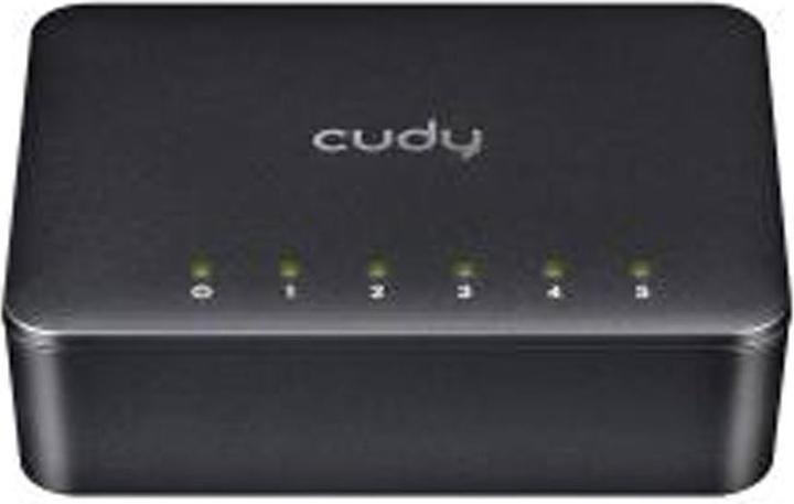 Cudy Switch di rete GS105D Gigabit Ethernet (10/100/1000) Nero (5 Porti)