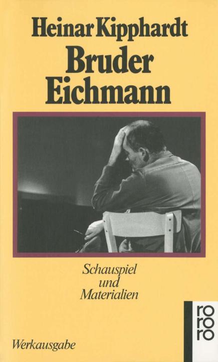 Actual product image Bruder Eichmann (German, Heinar Kipphardt, 1986)
