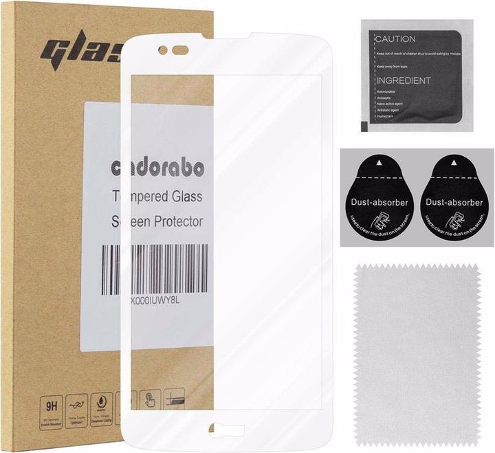 Produktbild Cadorabo Vollbild Displayschutzglas (1 Stück, LG K8)