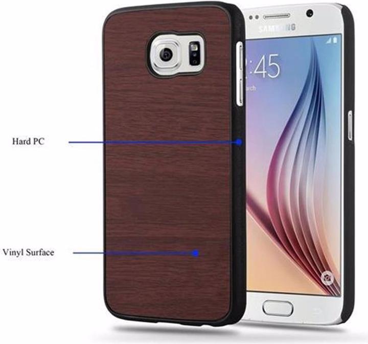 Produktbild Cadorabo Hard Cover Woody Cover (Samsung Galaxy S6)