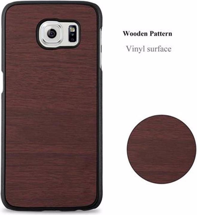 Produktbild Cadorabo Hard Cover Woody Cover (Samsung Galaxy S6)
