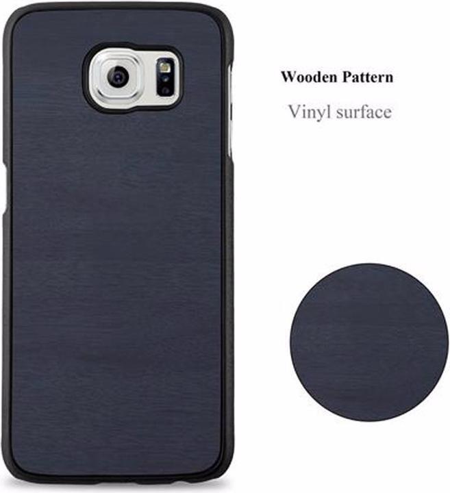Actual product image Cadorabo Hard Cover Woody Cover (Samsung Galaxy S6)