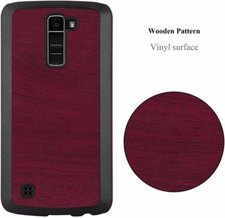 Produktbild Cadorabo Hard Cover Woody Cover (LG K10)