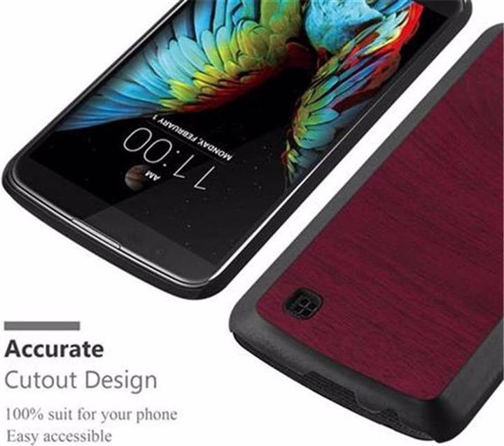 Produktbild Cadorabo Hard Cover Woody Cover (LG K10)