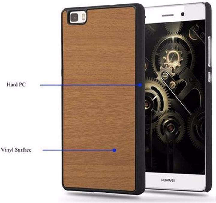 Produktbild Cadorabo Hard Cover Woody Cover (Huawei P8 Lite)