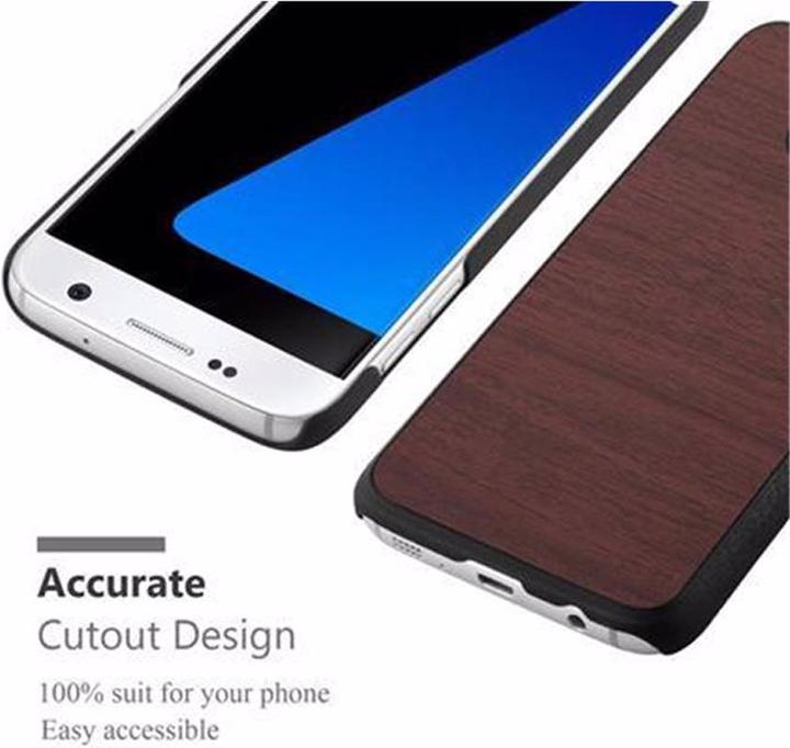 Immagine prodotto Cadorabo Copertina rigida Copertina di legno (Samsung Galaxy S7)