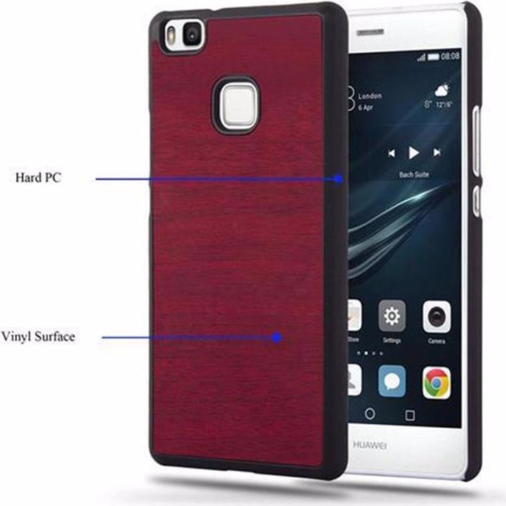 Actual product image Cadorabo Hard Cover Woody Cover (Huawei P9 Lite)