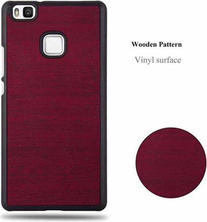Actual product image Cadorabo Hard Cover Woody Cover (Huawei P9 Lite)