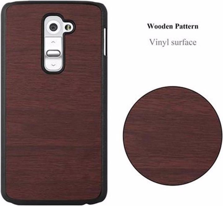 Produktbild Cadorabo Hard Cover Woody Cover (LG G2)