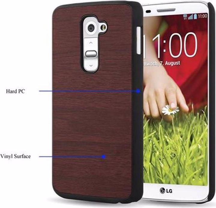 Produktbild Cadorabo Hard Cover Woody Cover (LG G2)