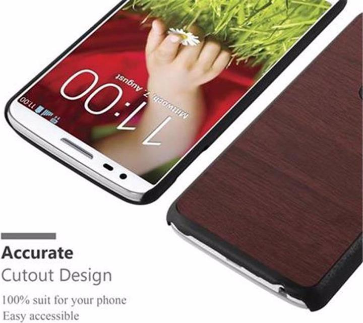 Produktbild Cadorabo Hard Cover Woody Cover (LG G2)