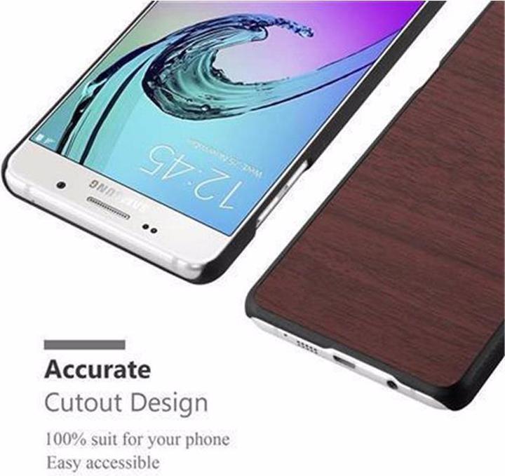 Actual product image Cadorabo Hard Cover Woody Cover (Samsung Galaxy A3 (2016))