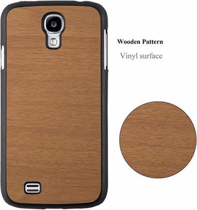 Actual product image Cadorabo Hard Cover Woody Cover (Samsung Galaxy S4)
