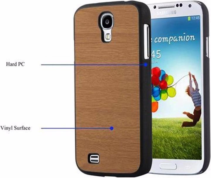 Actual product image Cadorabo Hard Cover Woody Cover (Samsung Galaxy S4)