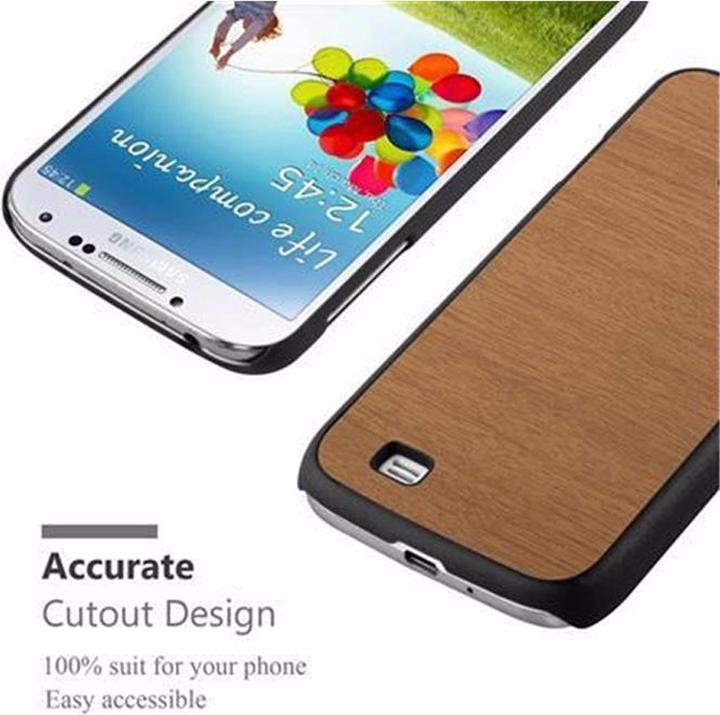 Actual product image Cadorabo Hard Cover Woody Cover (Samsung Galaxy S4)