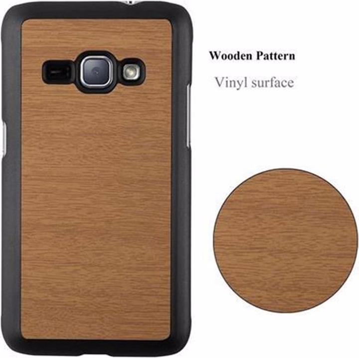 Immagine prodotto Cadorabo Copertina rigida Copertina di legno (Samsung Galaxy J1 (2016))
