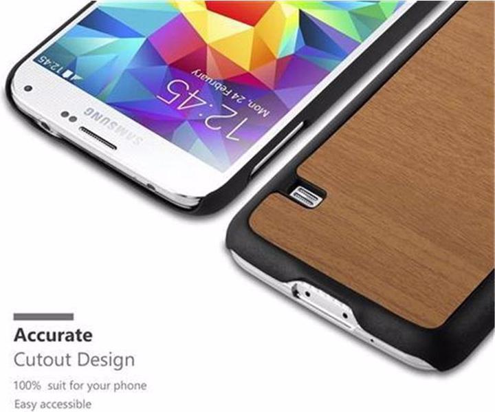 Immagine prodotto Cadorabo Copertina rigida Copertina di legno (Samsung Galaxy S5, Samsung Galaxy S5 Neo)