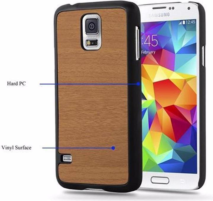 Immagine prodotto Cadorabo Copertina rigida Copertina di legno (Samsung Galaxy S5, Samsung Galaxy S5 Neo)