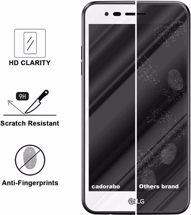 Produktbild Cadorabo Vollbild Displayschutzglas (1 Stück, LG K4)