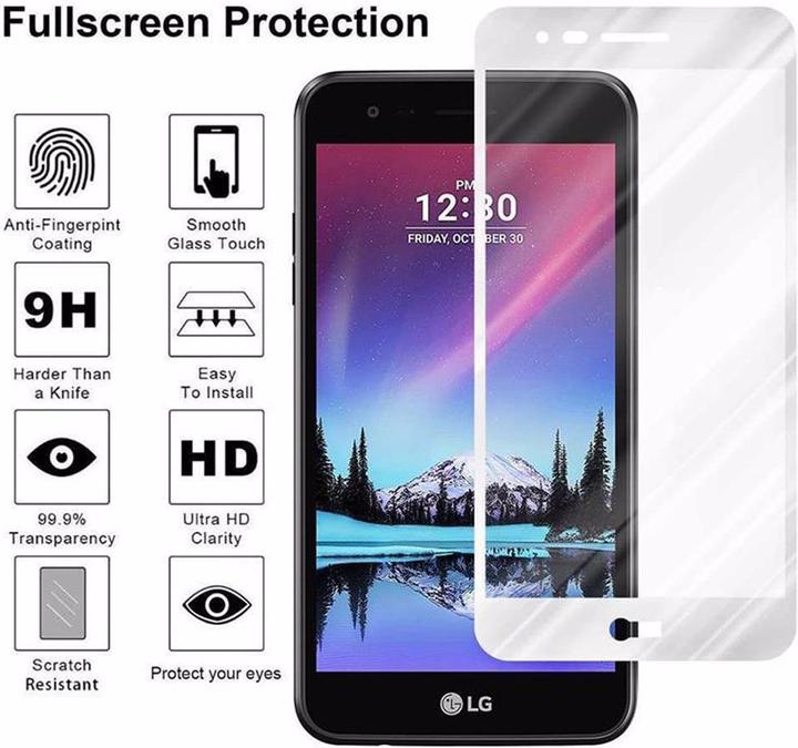 Produktbild Cadorabo Vollbild Displayschutzglas (1 Stück, LG K4)