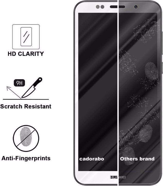 Produktbild Cadorabo Vollbild Displayschutzglas (1 Stück, Huawei Y5 Prime 2018, Huawei Y5 (2018))