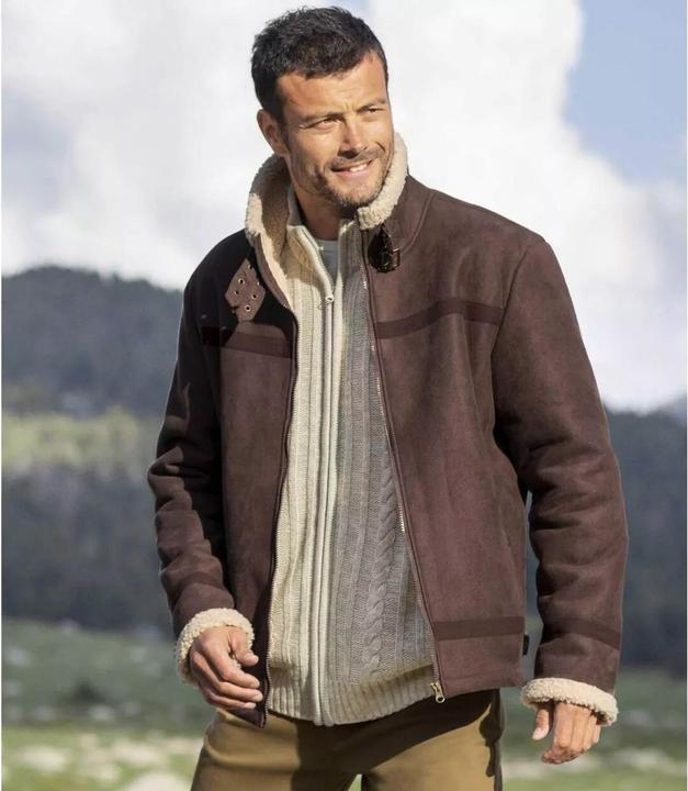 Actual product image Atlas For Men Mens Faux Suede Jacket (XL)