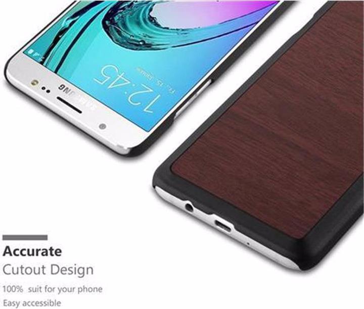 Actual product image Cadorabo Hard Cover Woody Cover (Samsung Galaxy J5 (2016))