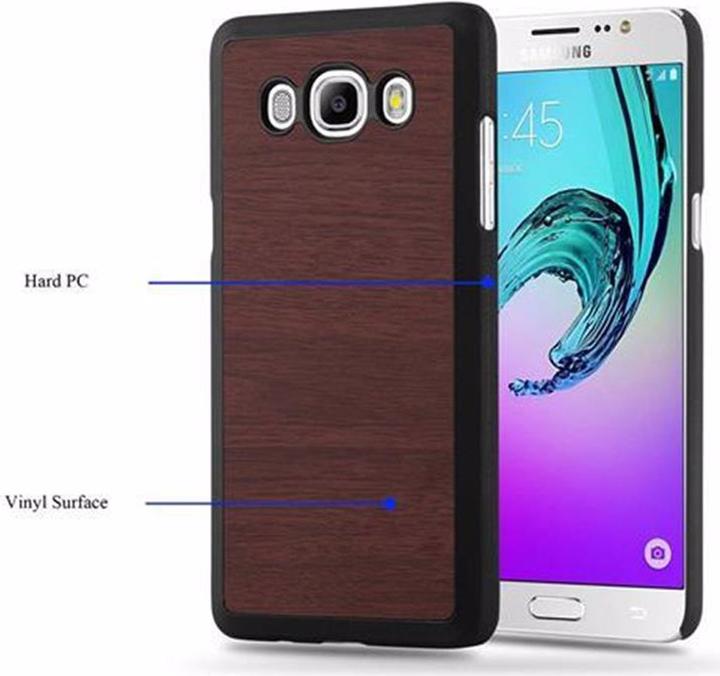 Actual product image Cadorabo Hard Cover Woody Cover (Samsung Galaxy J5 (2016))