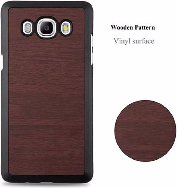 Actual product image Cadorabo Hard Cover Woody Cover (Samsung Galaxy J5 (2016))