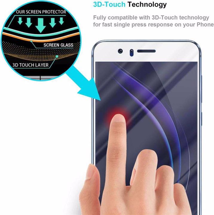 Actual product image Cadorabo Full screen display protection glass (1 Piece, Fee 8 Premium)
