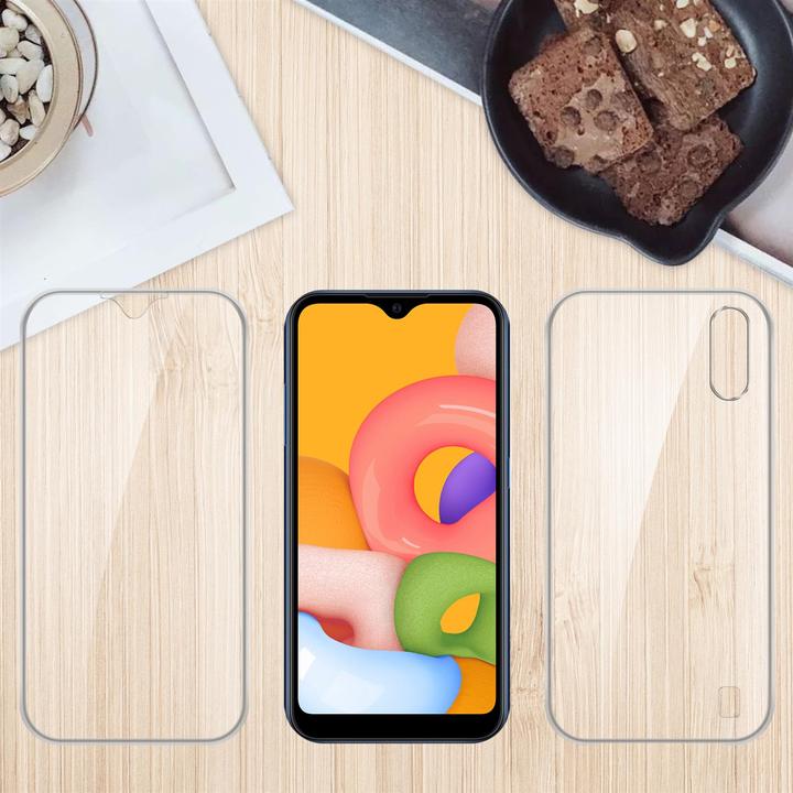 Actual product image Cadorabo TPU 360 Degree Case Cover (Samsung Galaxy A01)