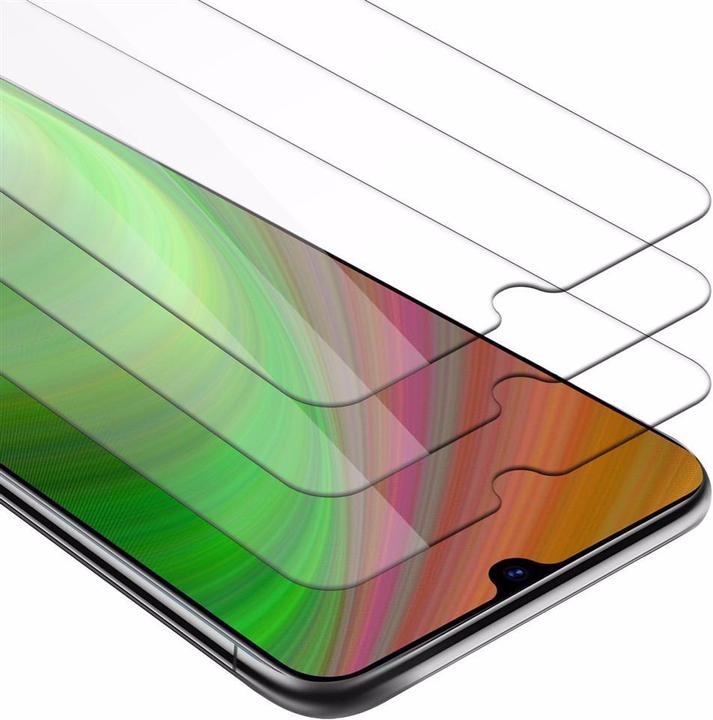 Actual product image Cadorabo Display protection glass (3 Piece, Samsung Galaxy A70)