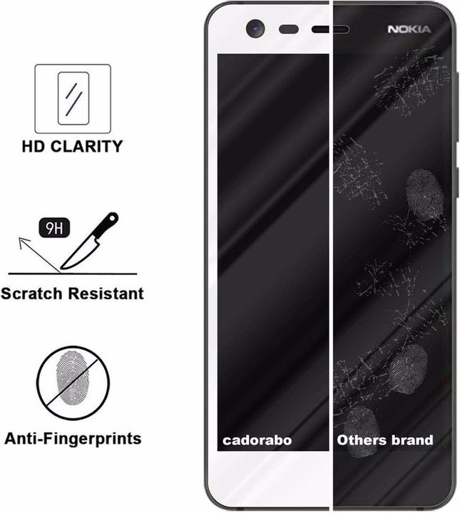 Produktbild Cadorabo Vollbild Displayschutzglas (1 Stück, Nokia 2)