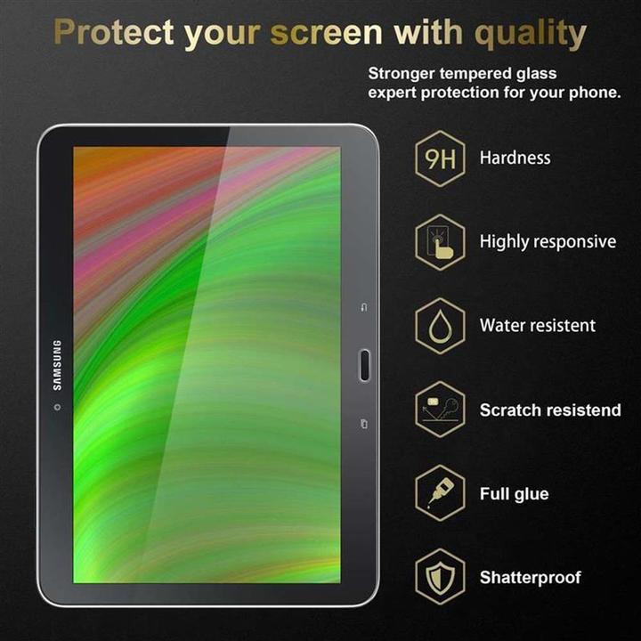 Actual product image Cadorabo Display protection glass (3 Piece, Galaxy Tab 4)