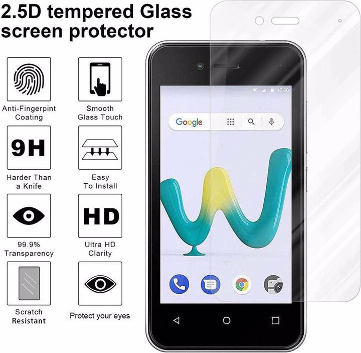 Productafbeelding Cadorabo Glas ter bescherming van het scherm (1 Stuk, Wiko Sunny 3 mini)
