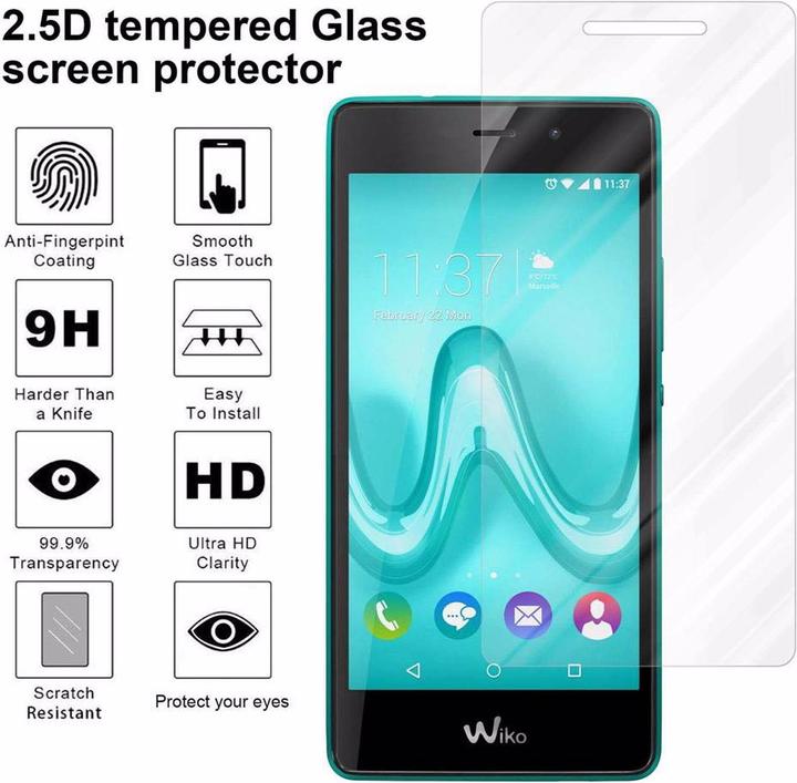 Actual product image Cadorabo Display protection glass (1 Piece, Wiko Tommy)