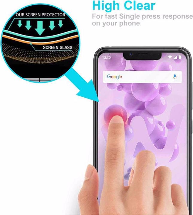 Image du produit Cadorabo Verre de protection d'écran (1 pièce(s), Wiko View 2 Go)