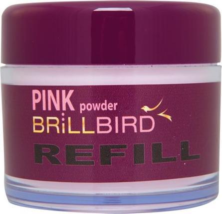 BrillBird Refill Pink Acryl Pulver 140ml (Pink)