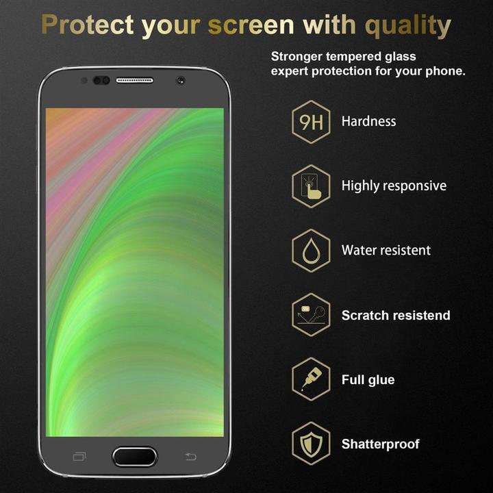 Produktbild Cadorabo Vollbild Displayschutzglas (3 Stück, Samsung Galaxy S6)