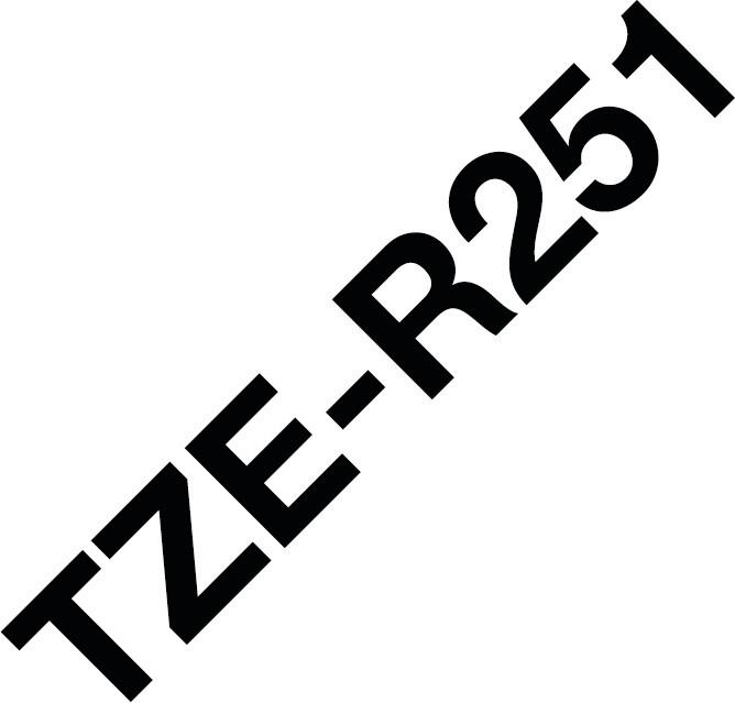 Produktbild Brother TZe-R251 (2.40 cm, Weiss)