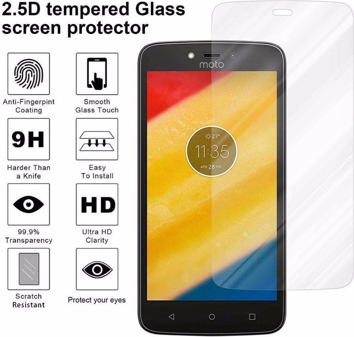 Productafbeelding Cadorabo Glas ter bescherming van het scherm (1 Stuk, Motorola Moto C)