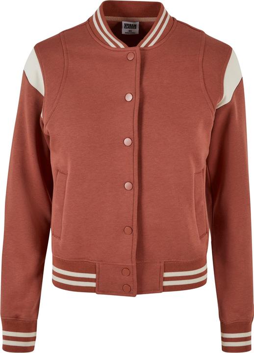 Urban Classics Ladies Inset College Sweat Jacket