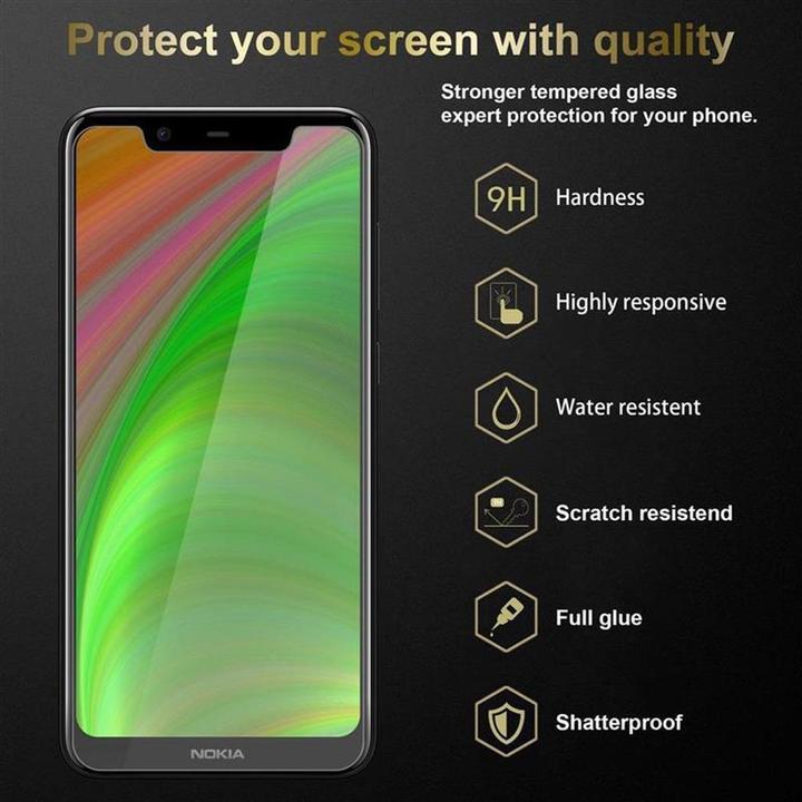 Immagine prodotto Cadorabo Vetro di protezione del display (3 Pezzo/i, Nokia 5.1 Plus, LG X5)