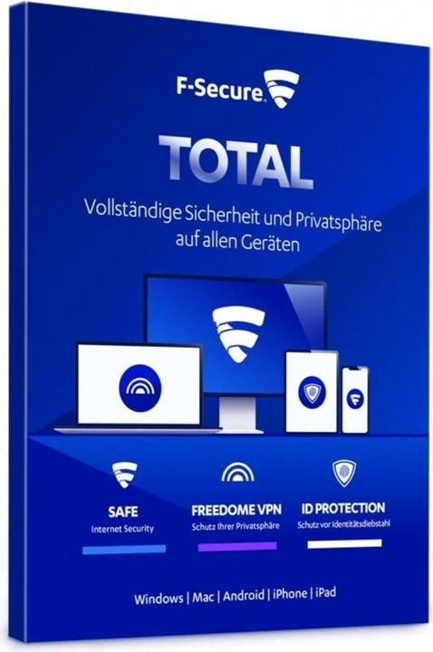 Actual product image F-Secure Total (5 User, 5 Devices/Users, 12 months)